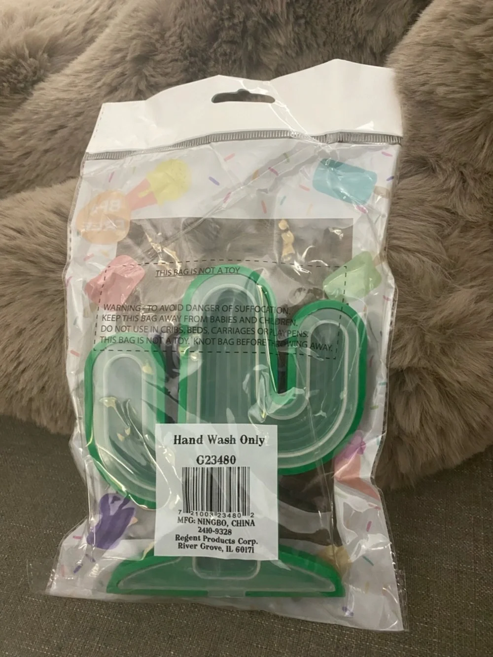 Cactus Ice Pop Mold BPA Free Reusable
